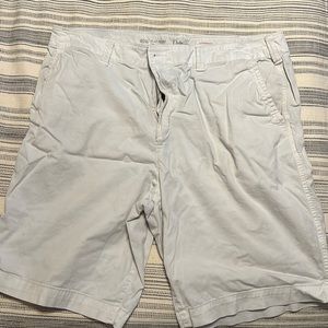 White khaki shorts